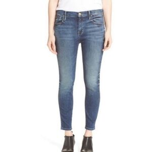 The‎ Great Almost Skinny Ankle Jeans Red Cropped Made in USA Size 26